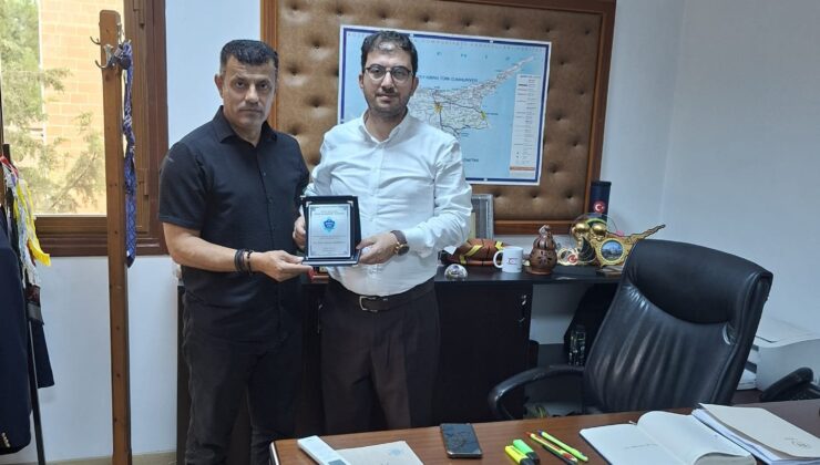 MAĞUSA SPOR AKADEMİSİ, ÖMER OSMAN DEMİRBAŞ’I ZİYARET ETTİ